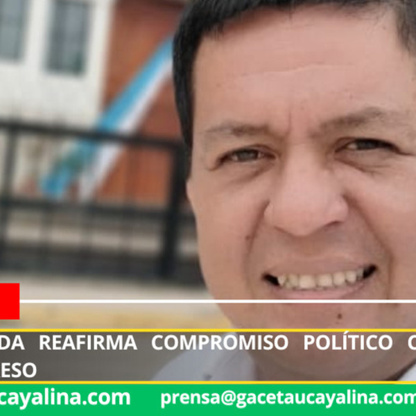 Edwin Miranda reafirma compromiso político con Alianza para el Progreso