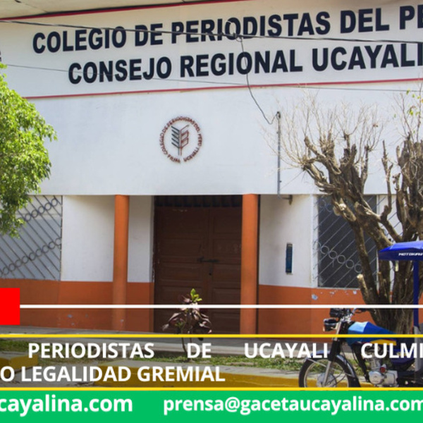 Colegio de Periodistas de Ucayali culmina gestión fortaleciendo legalidad gremial
