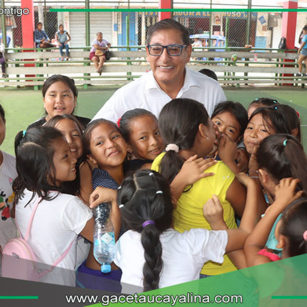Cientos de niños disfrutan actividades recreativas y culturales en Contamana