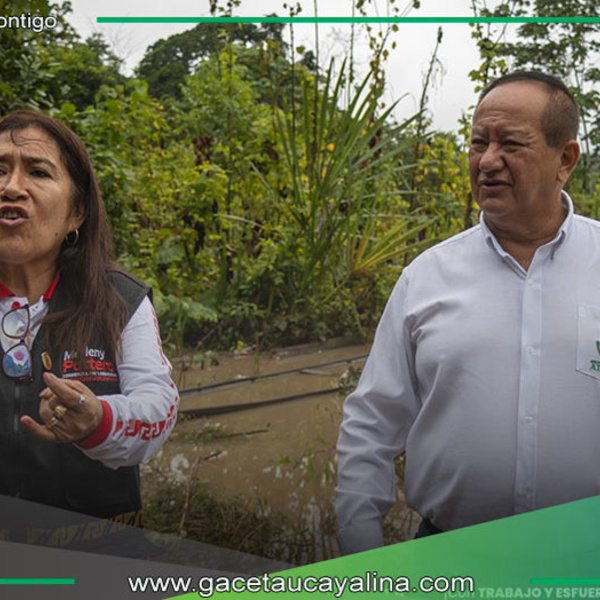 Congresista Marleny Portero inspecciona carretera Puerto Ocopa-Atalaya