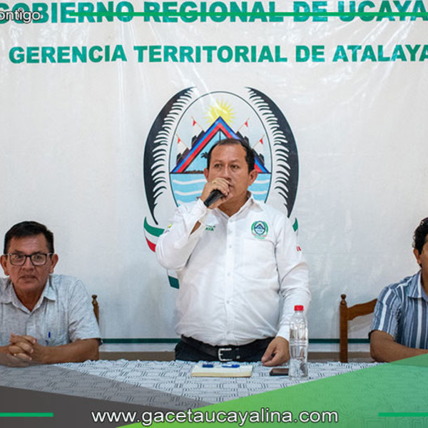 Gerencia Territorial de Atalaya socializa proyecto de mejora educativa