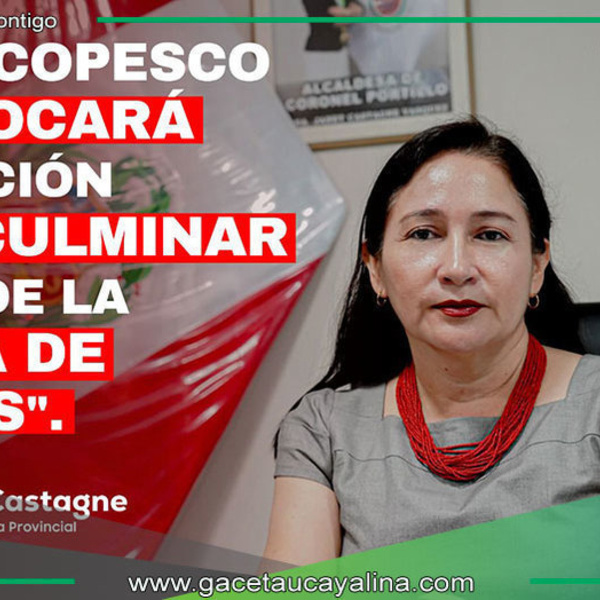 Plan Copesco licitará saldo de obra de Plaza de Armas de Pucallpa