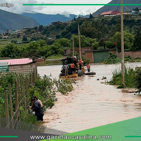 Seis distritos de Huánuco afectados por inundaciones