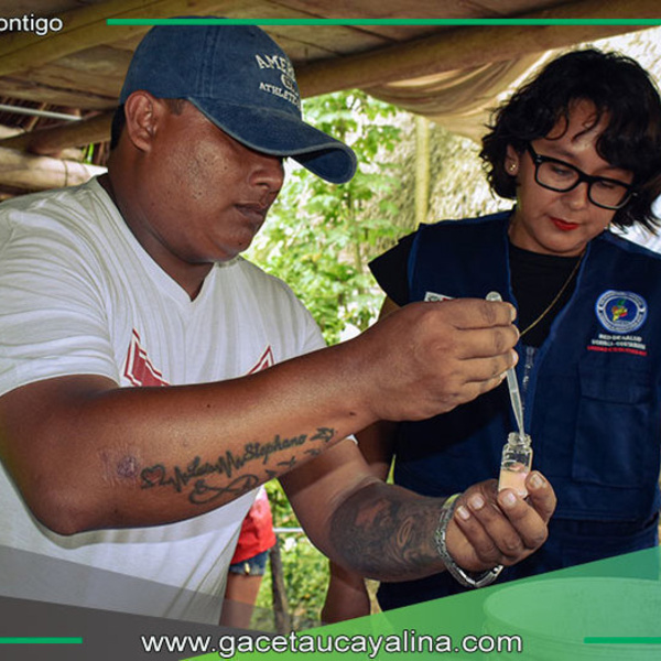 Municipalidad de Ucayali verifica cloro en agua de San Miguel