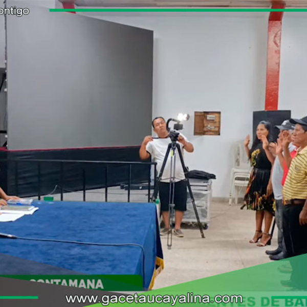 Más de 30 Juntas Vecinales juramentadas en Contamana