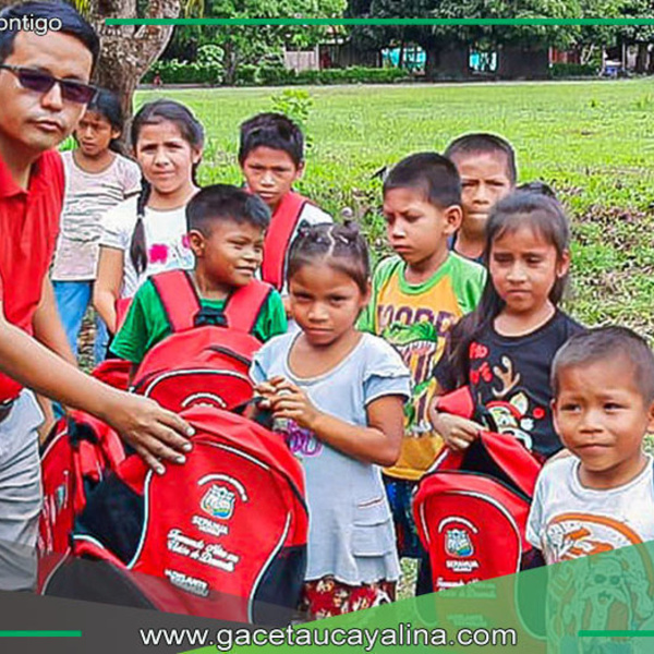 Sepahua: mochilas equipadas llegan a Comunidad Nativa Paraíso