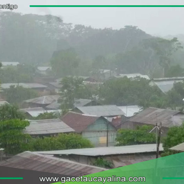 Selva peruana enfrentará intensas lluvias y vientos este fin de semana
