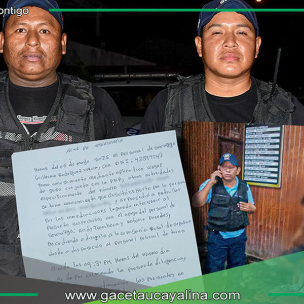Serenazgo de Sepahua captura a presunto ladrón en flagrancia