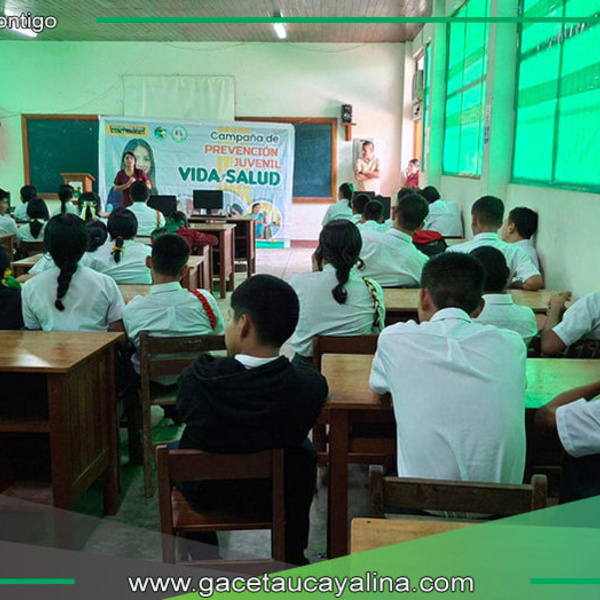 Municipalidad de Ucayali lleva salud preventiva a escolares de Contamana