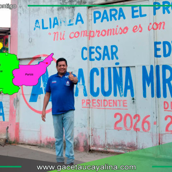 Candidato a Diputado por APP envía mensaje a la Región Ucayali por su Aniversario