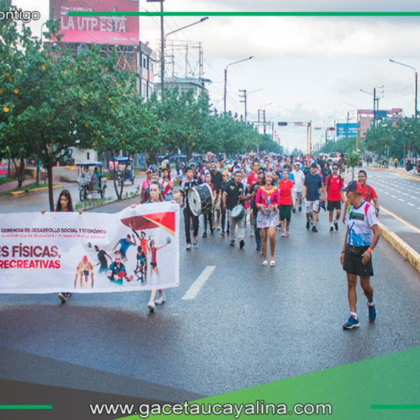 Pucallpa camina unida por salud, cultura y bienestar