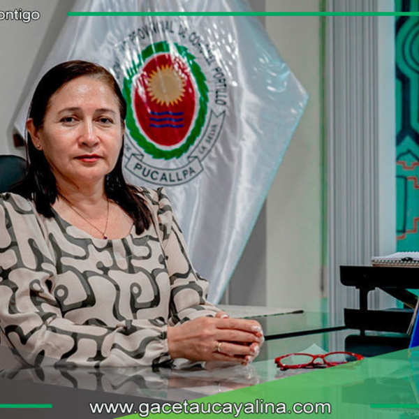 Janet Castagne, alcaldesa de Coronel Portillo, forma parte de los expositores en la Primera Conferencia Climática Internacional – Compromiso Latinoamericano.