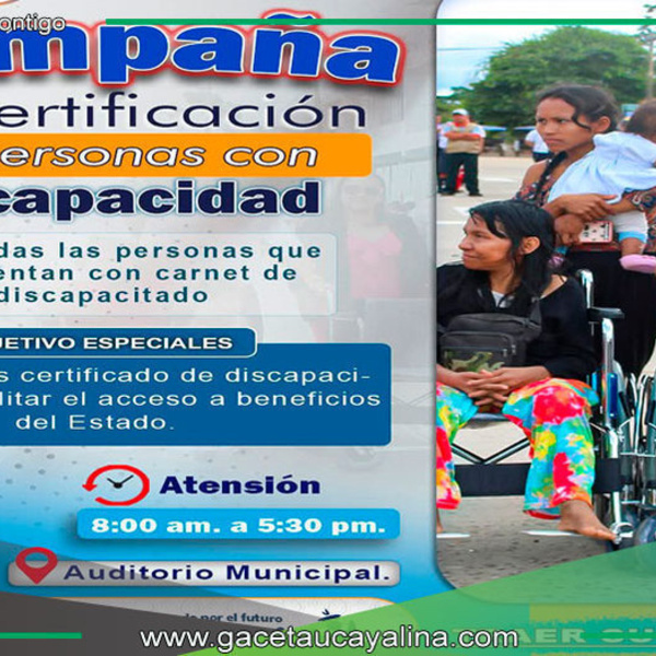 Jornada de certificación en Tahuania fortalece inclusión social local