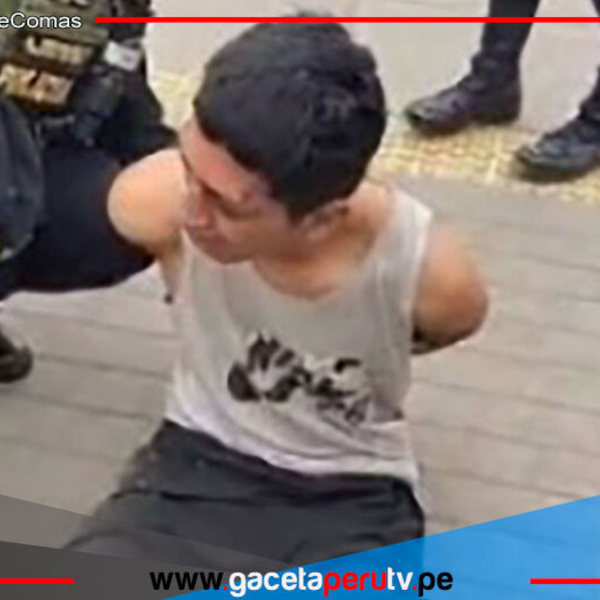 Delincuente roba billetera y es capturado por serenos en Comas