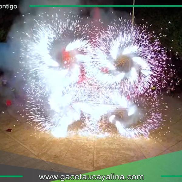 Contamana culmina Fiestas Patrias con fuegos artificiales y alegría