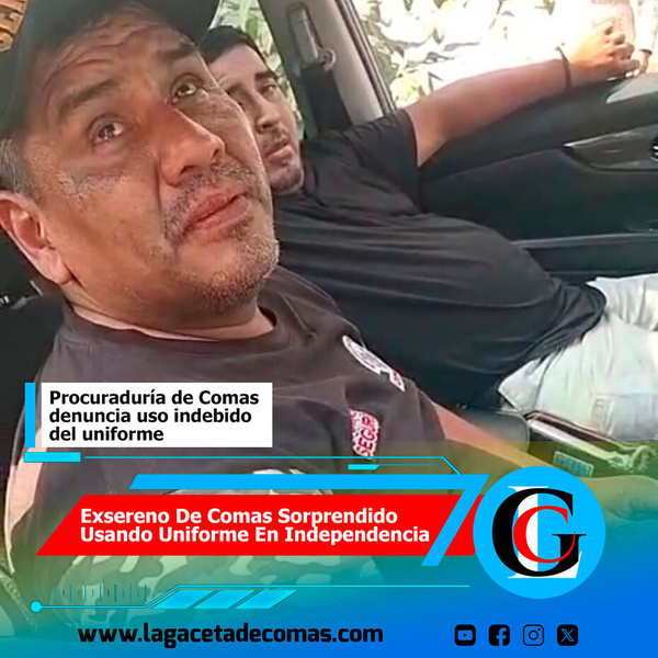 Exsereno de Comas sorprendido usando uniforme en Independencia