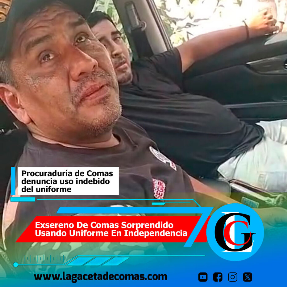 Exsereno de Comas sorprendido usando uniforme en Independencia