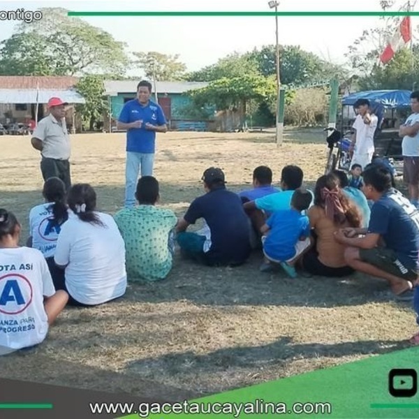 Caseríos de Manantay respaldan candidatura de Edwin Miranda 2026