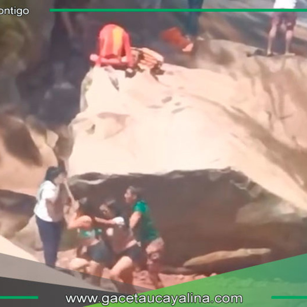 Deslizamiento de rocas causa tragedia en el Velo de la Novia en Padre Abad
