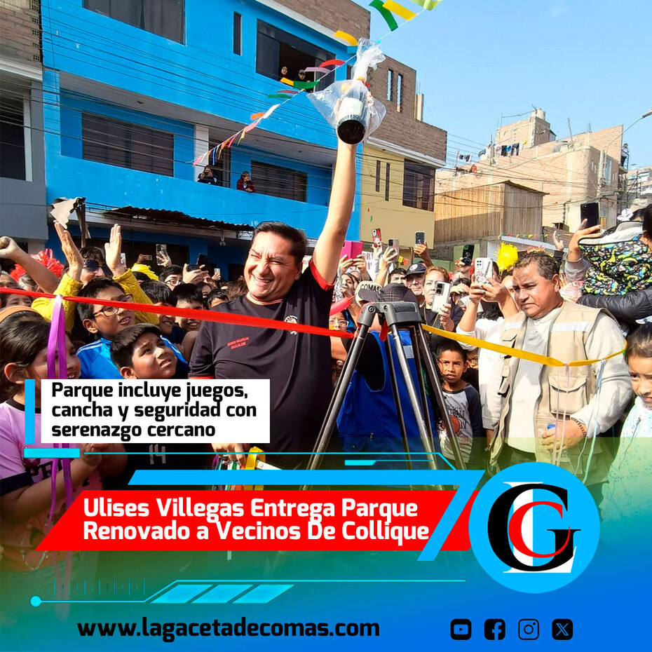 Parque Manuel Gonzales Prada es inaugurado tras remodelación total en Comas