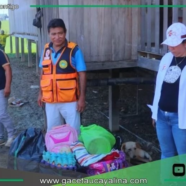 Ayuda humanitaria llega a familias damnificadas por incendio en Contamana