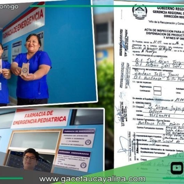 Hospital II de Pucallpa inaugura farmacias con autorización sanitaria