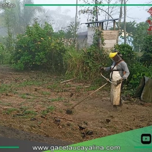 Municipalidad de Sepahua ejecuta limpieza integral en espacios públicos