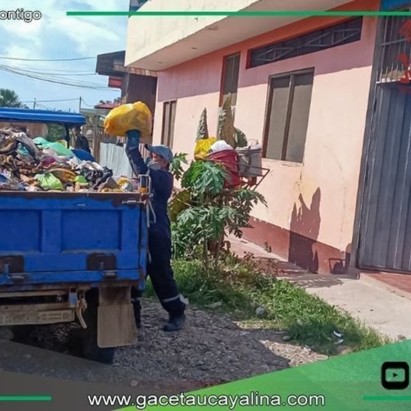 Sepahua fortalece limpieza pública con recolección de residuos sólidos