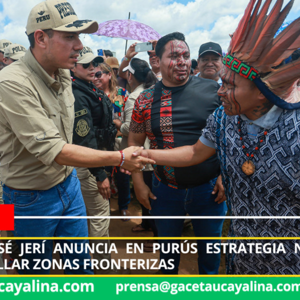 Presidente José Jerí anuncia en Purús estrategia nacional para desarrollar zonas fronterizas