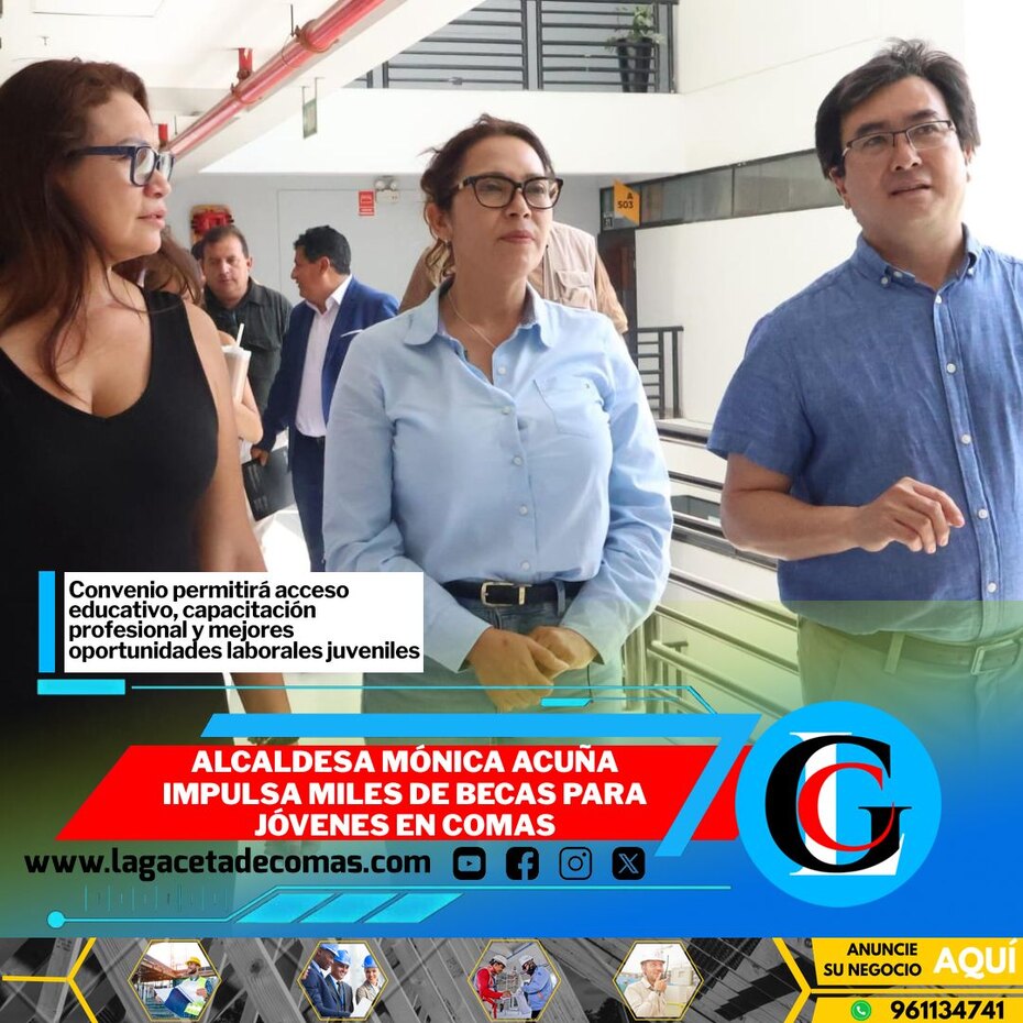 Alcaldesa Mónica Acuña impulsa miles de becas para jóvenes en Comas