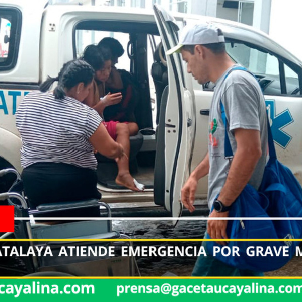 Hospital de Atalaya atiende emergencia por grave mordedura de serpiente