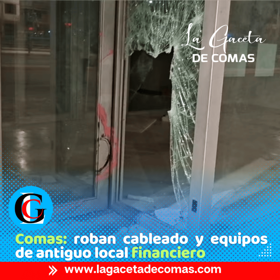 Siete delincuentes desmantelan antiguo local bancario en plena mañana en Comas