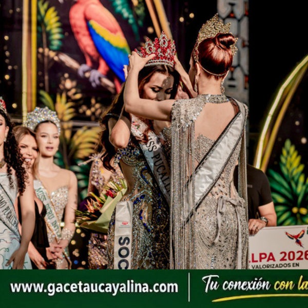Valentina Navas es coronada Miss Pucallpa 2026 durante gala