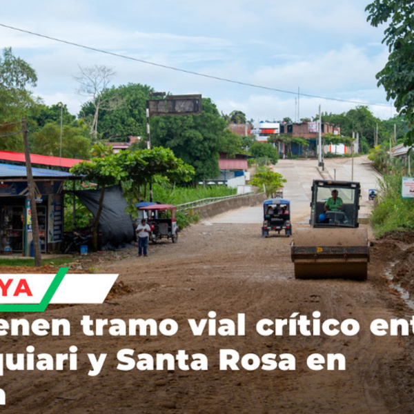 Ejecutan trabajos de emergencia en carretera clave de Atalaya