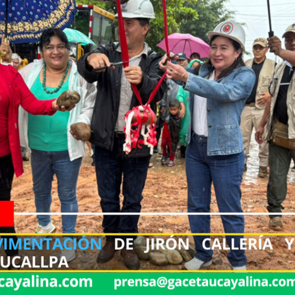 Inician pavimentación de jirón Callería y avenida Abujao en Pucallpa