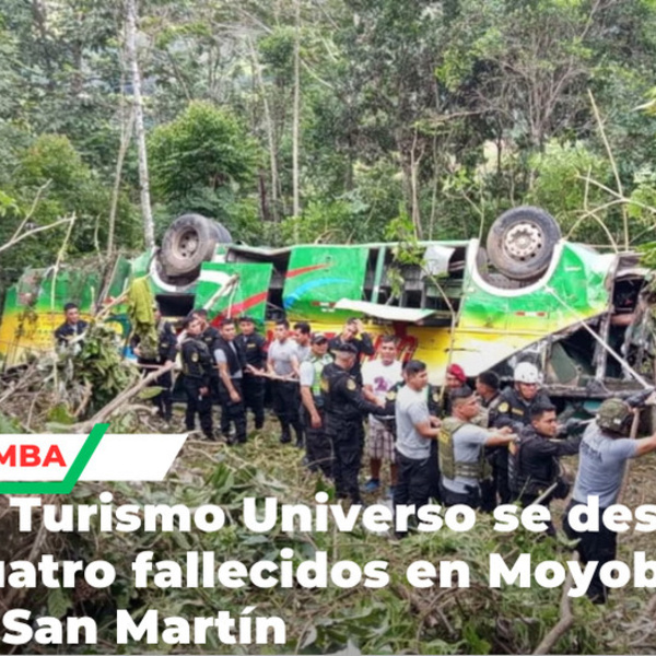 Cuatro muertos deja despiste de bus en carretera Moyobamba–Tarapoto