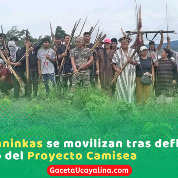 Movilizan ejército asháninka tras fuga de gas del Proyecto Camisea