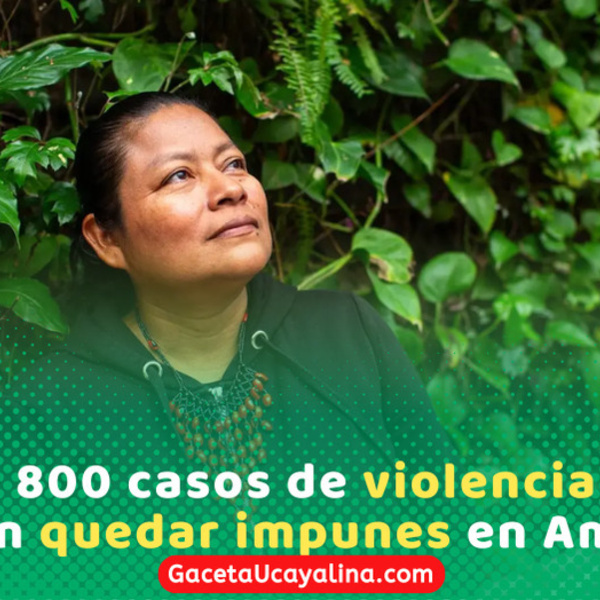 Lideresa indígena denuncia riesgo de impunidad en más de 800 casos sexuales en Amazonas