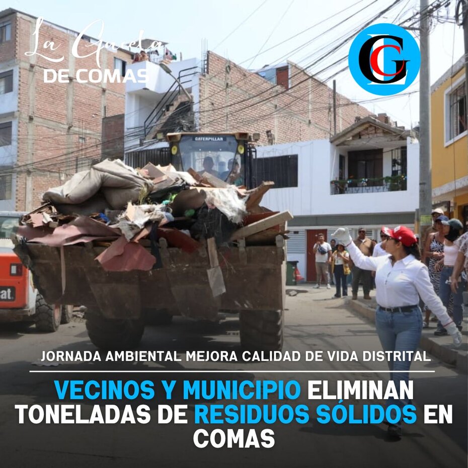 Exitosa Limpiatón Express transforma espacios públicos de Comas
