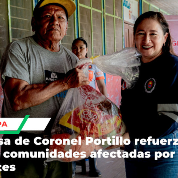 Janet Castagne entrega ayuda humanitaria a familias damnificadas en Mashangay