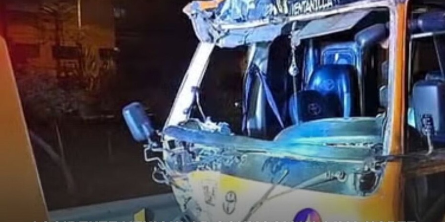 Diez heridos deja choque de dos cústeres “Anconeros” en Panamericana Norte Comas