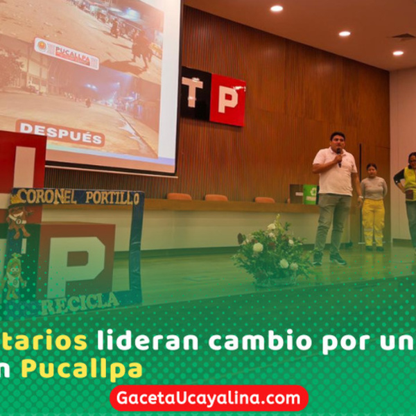 UTP y MPCP impulsan limpieza pública sostenible en Pucallpa