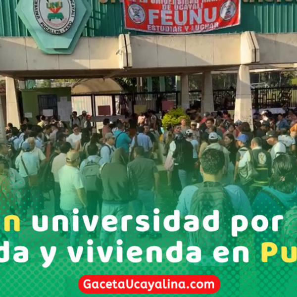 Estudiantes toman universidad y exigen residencia y más comida en Pucallpa
