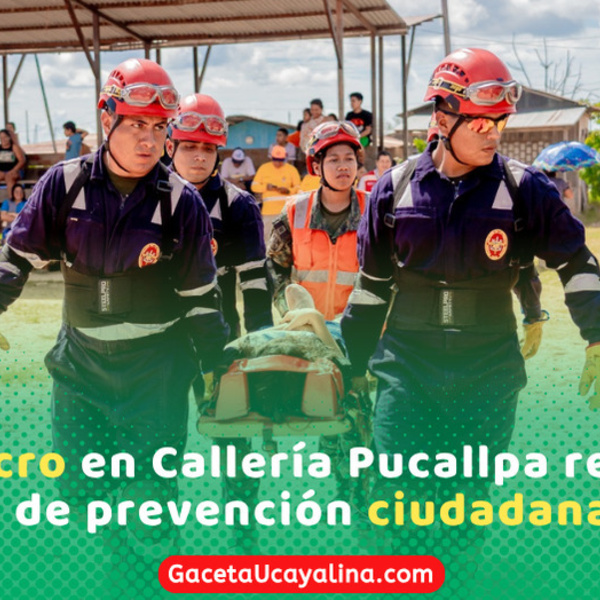 Simulacro multipeligro fortalece respuesta en Pacacocha Pucallpa