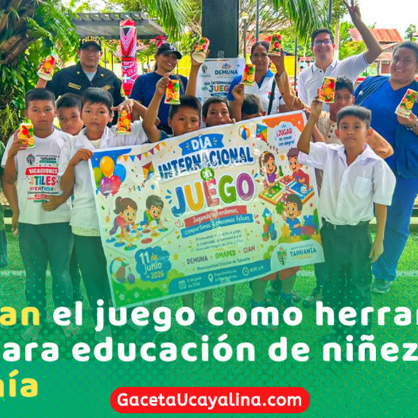 Municipio de Tahuanía promueve el desarrollo infantil por Día del Juego