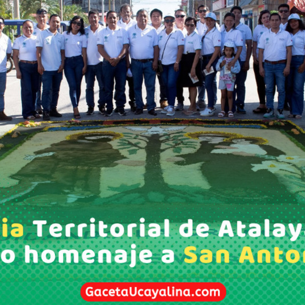 Gerencia Territorial de Atalaya rinde emotivo homenaje a San Antonio