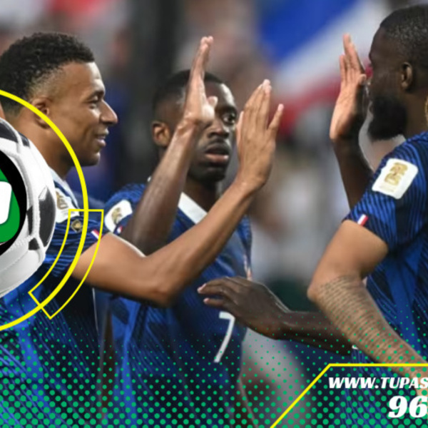 Francia golea tres a cero a Irak con doblete histórico de Mbappé