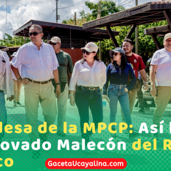 Malecón del Reloj Público reabre con seguridad reforzada en Pucallpa