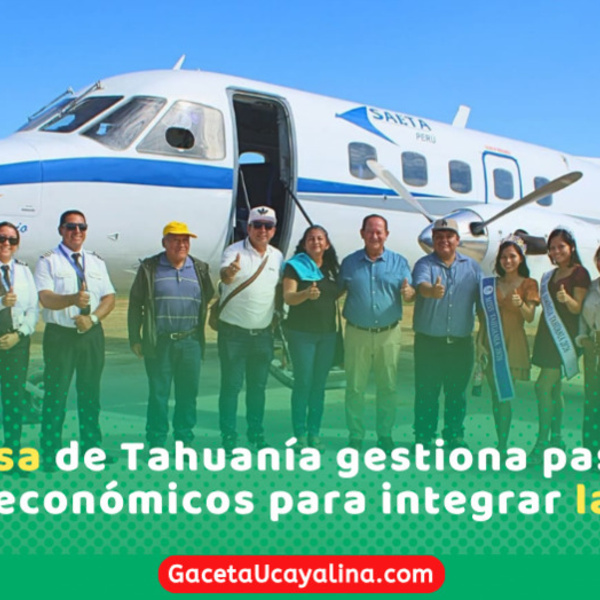 Inician vuelos subsidiados entre Pucallpa y Bolognesi por S/ 54.00