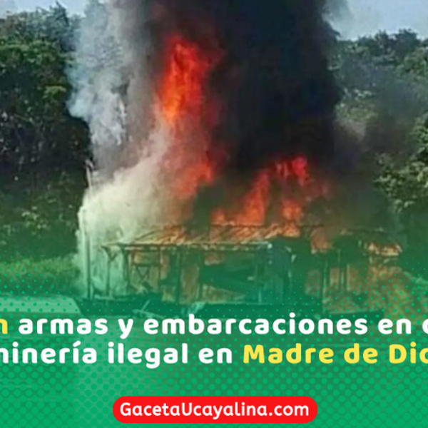 Gobierno asesta golpe a minería ilegal en la Amazonía peruana